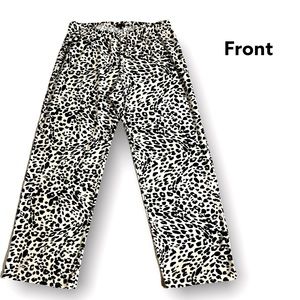 Sofia by Sofia Vegara soft cozy lounge pants cheetah print pajama pants large